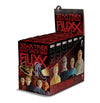 Display box with six games for Star Trek: DS9 Fluxx showing the station, the workhole, and 9 characters from the show