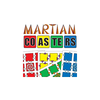Product image for Martian Coasters showing colorful boards and logo