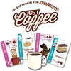 Social media image for Just Coffee Expansion showing the logo and 4 sample cards