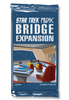 Image of the foil packaging for Star Trek Bridge Expansion with a blue background showing an illustration of the bridge of the Enterprise