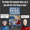 Social media image for Star Trek Bridge Expansion showing Spoc saying: Fascinating, Captain and Picard saying: Make it so!