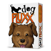 Box of Dog Fluxx game with a dog illustration on a white background