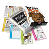 Dog Fluxx card game components on a white background