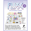 Flat image of the back of the Fluxx: The Board Game Box