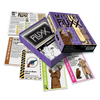Contents image showing the open box, the rule sheet and some cards.
