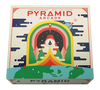 Image of the game box for Pyramid Arcade showing retro futuristic styling