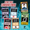 Social media image for Star Trek Chrono-Trek showing two example timeline events plus Dr. McCoy and the Guardian of Forever