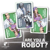 Social media image for Are You a Robot showing the 3 game cards and the logo
