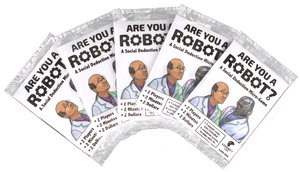 Image showing 5 copies of Are You a Robot all in tier finseal packaging