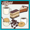 Social media image for Just Coffee Expansion showing images of the 6 new Desserts that come in the pack