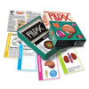 Box and contents image for Anatomy Fluxx with 5 cards showing including Kidneys and Bacteria
