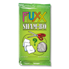 Image of the foil packaging for Fluxx Sham-Bo showing images of Rock, Paper, and Scissors