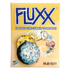 Image of game box for Italian Fluxx 4.0 with peach background and images of The Moon, Cookies, etc.