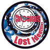 Logo for the Lost Identities Expansion showing a spiral of blue bubbles