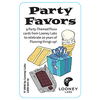 Cover card for the Party Favor Pack showing images of the Keepers from the pack
