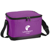 Photo of our Purple Bag with our logo printed in white on the front of the bag