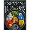 Flat front of box image for Seven Dragons showing the logo and a circle with the 7 dragon images