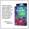 Testimonial for Get the MacGuffin from BlogCritics saying: players will want to deal out again and again to see whose strategy works the best