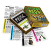 Contents image for Stoner Fluxx showing 5 cards including no Bogarting, Party Time, Weed, and Uh… What Were We Just Doing?
