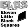 Product image of ELBS with a grey logo and tagline: Eleven Little Black Squares