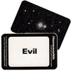 Promo card image for Homeworlds Evil Card showing both front and back of the card which says EVIL