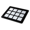 Photo of a 3x4 Board with black edges and white squares